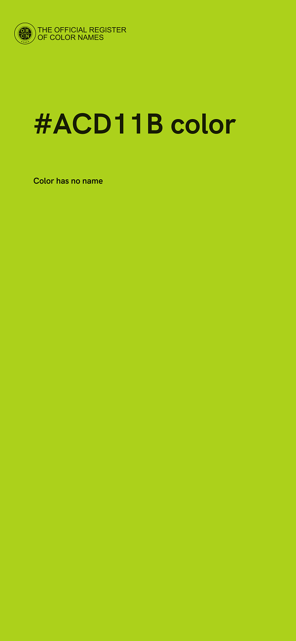 #ACD11B color image