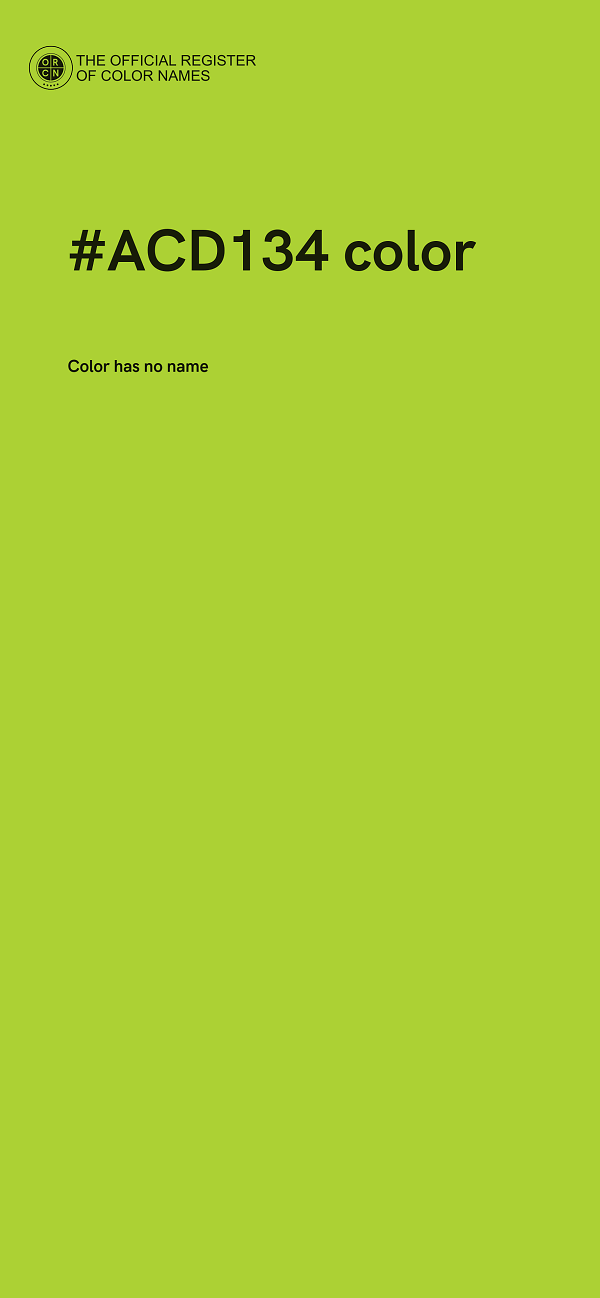 #ACD134 color image