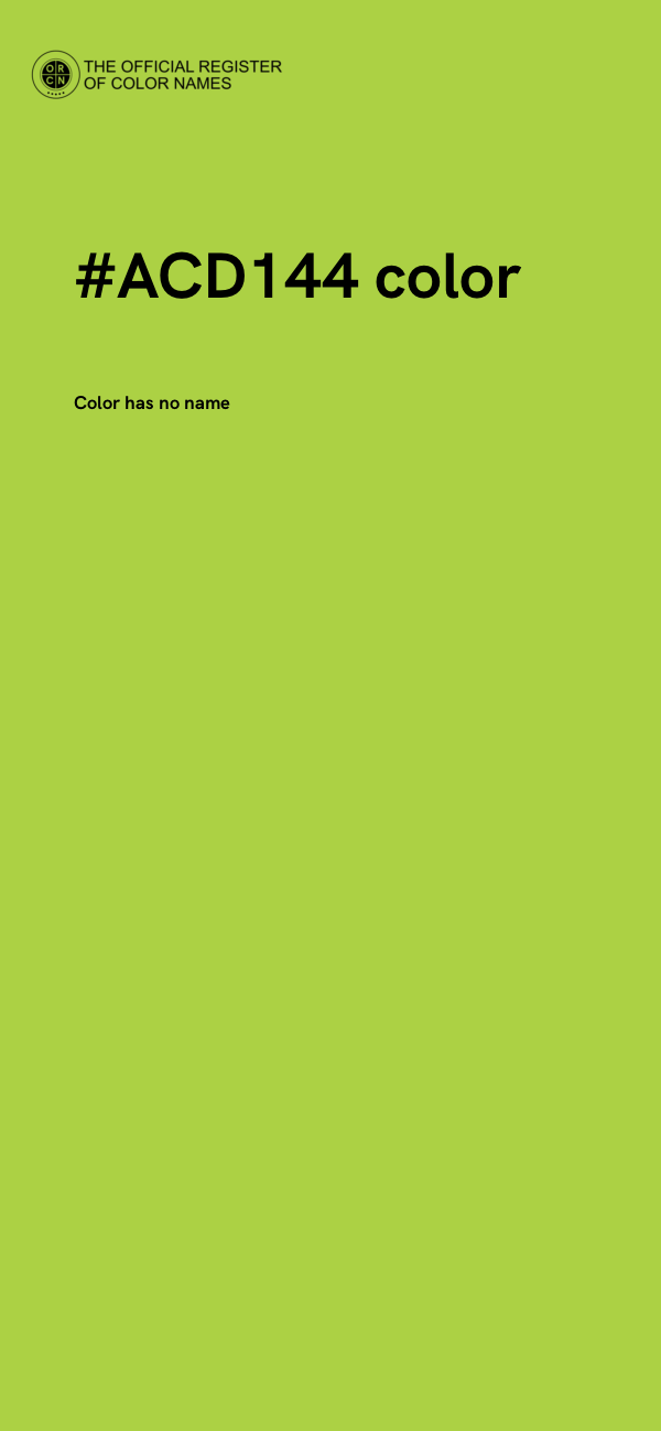 #ACD144 color image