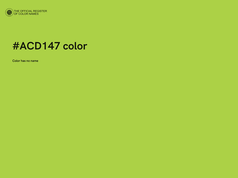 #ACD147 color image