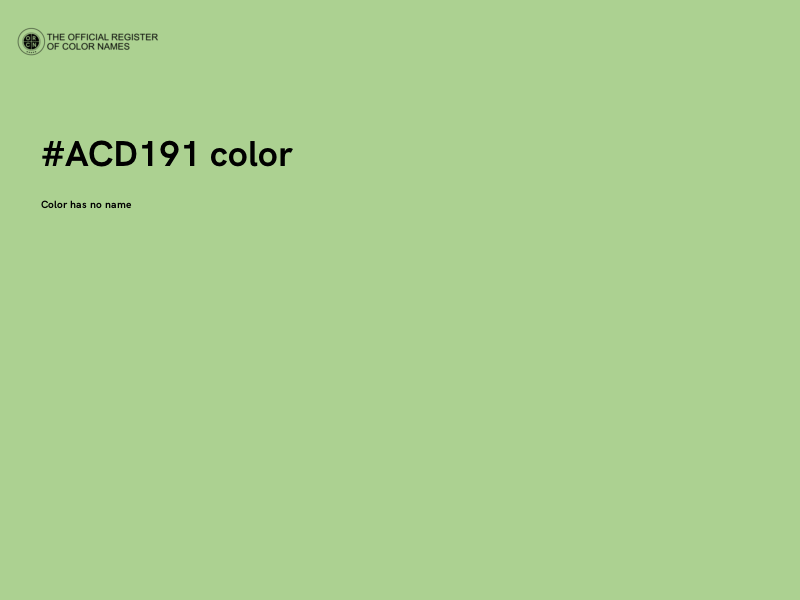 #ACD191 color image