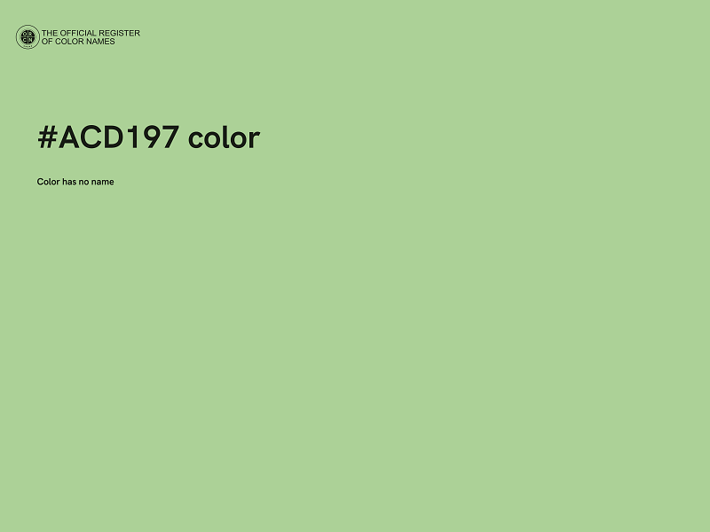 #ACD197 color image