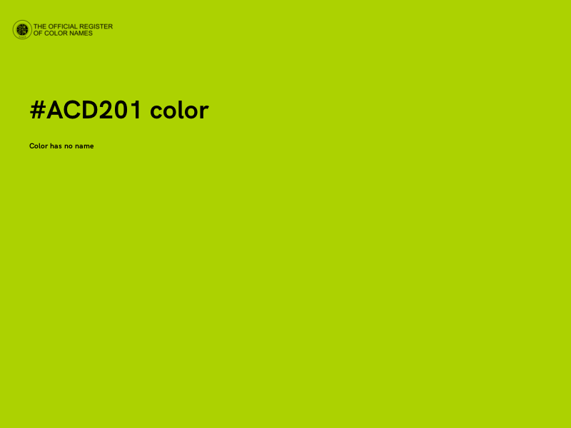 #ACD201 color image
