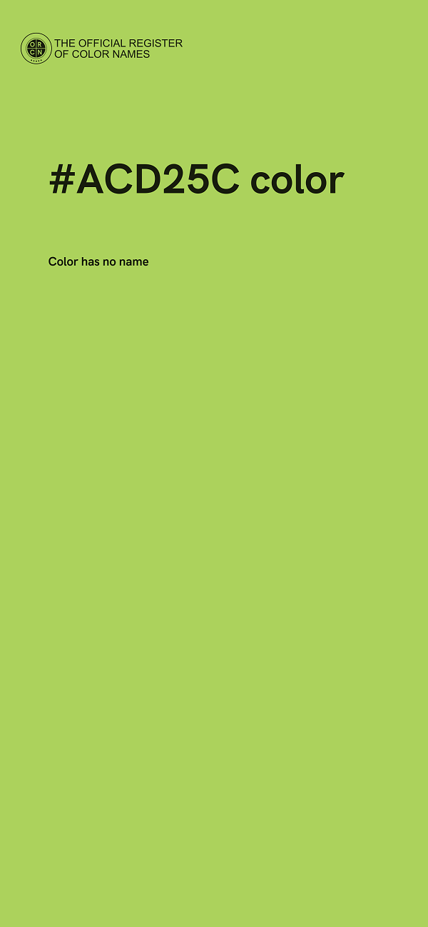 #ACD25C color image