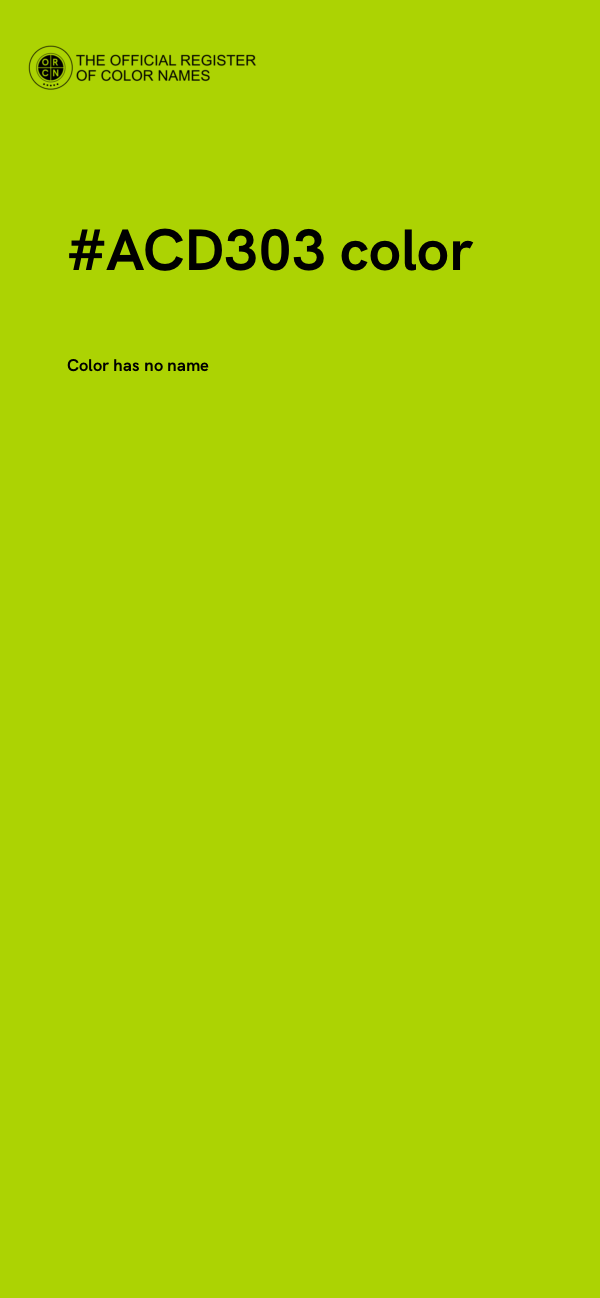 #ACD303 color image