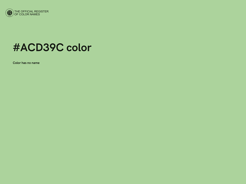 #ACD39C color image