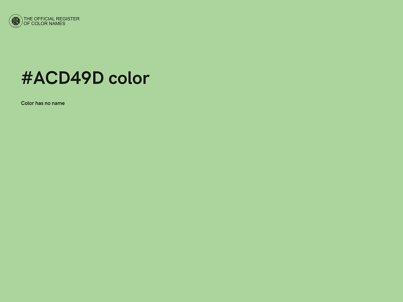 #ACD49D color image