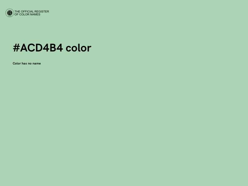 #ACD4B4 color image