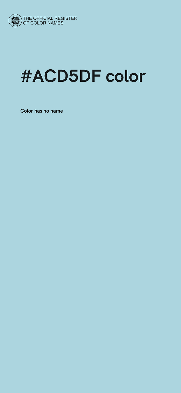 #ACD5DF color image