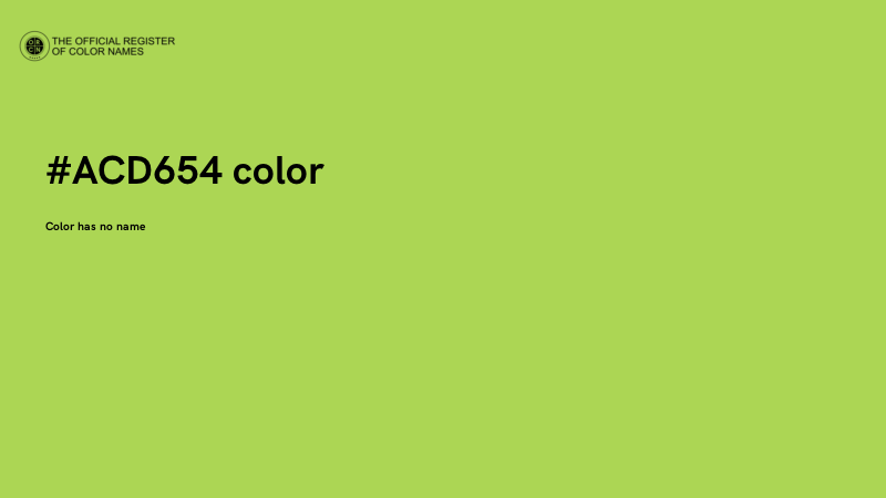 #ACD654 color image