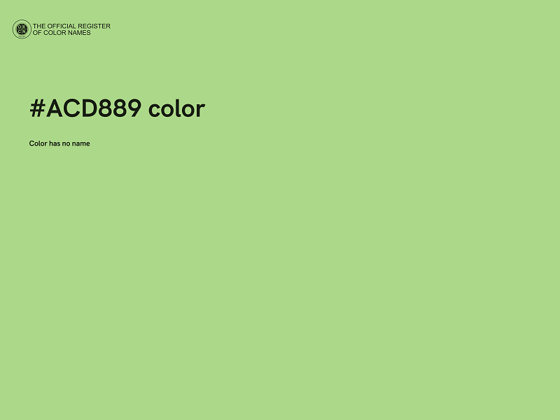 #ACD889 color image