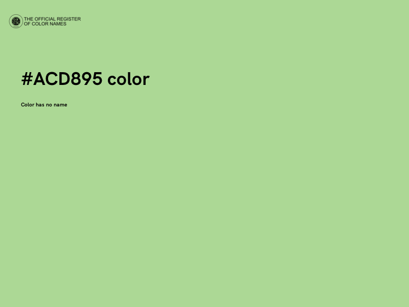 #ACD895 color image