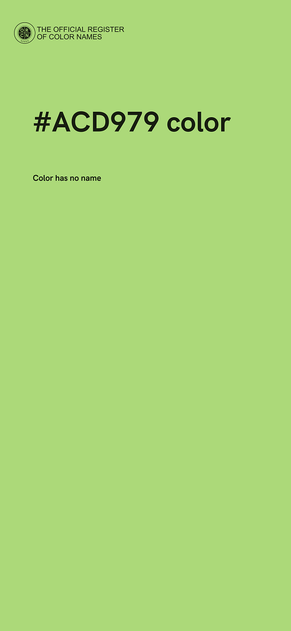 #ACD979 color image