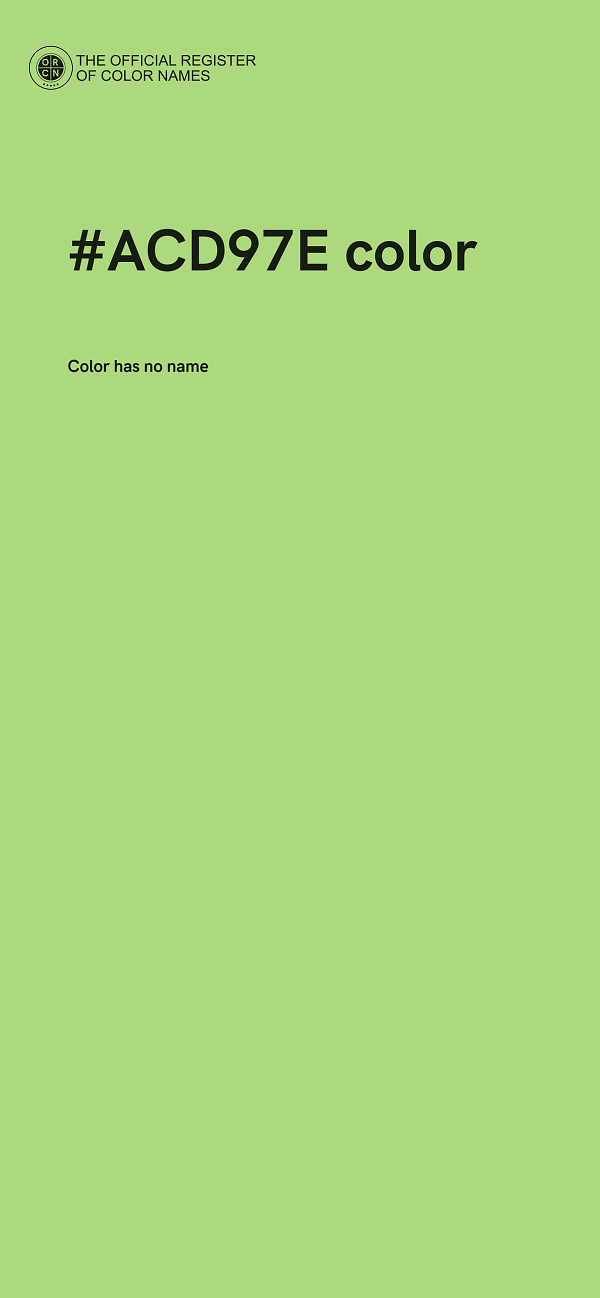 #ACD97E color image
