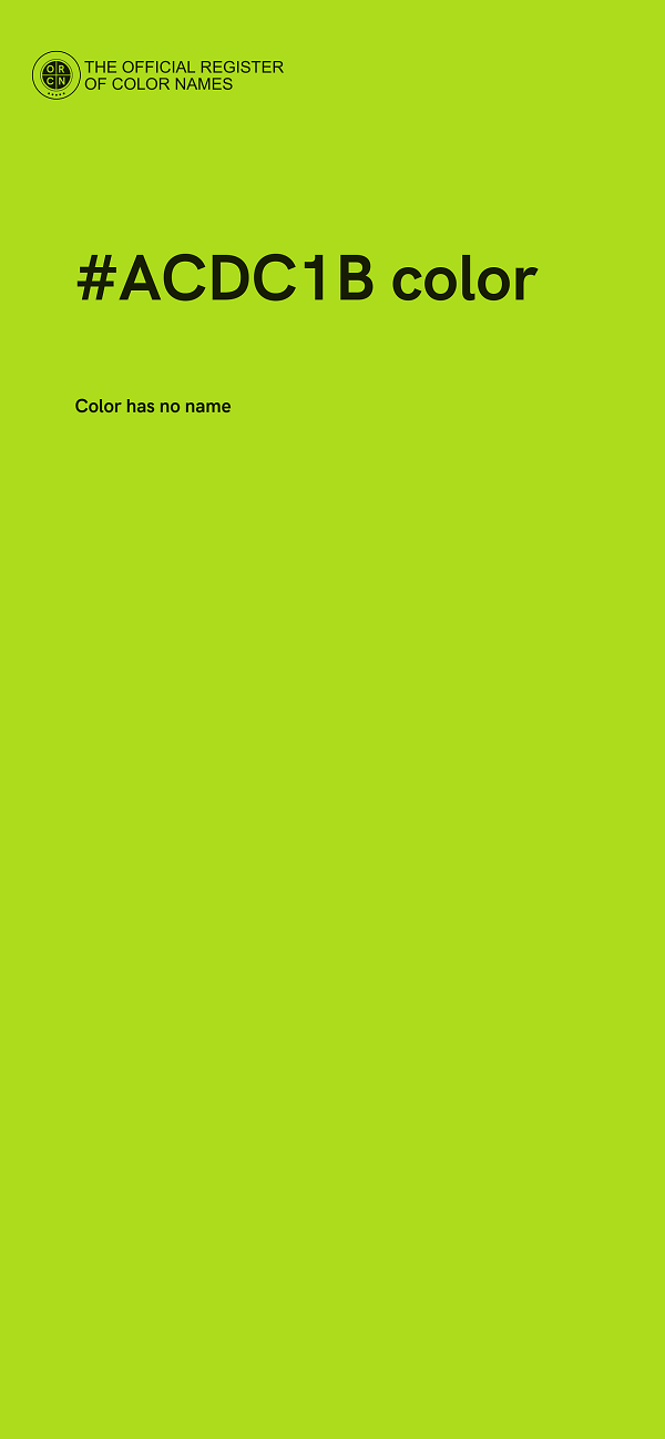 #ACDC1B color image