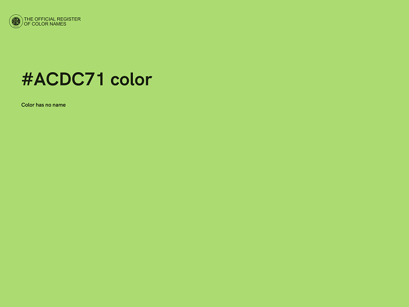 #ACDC71 color image