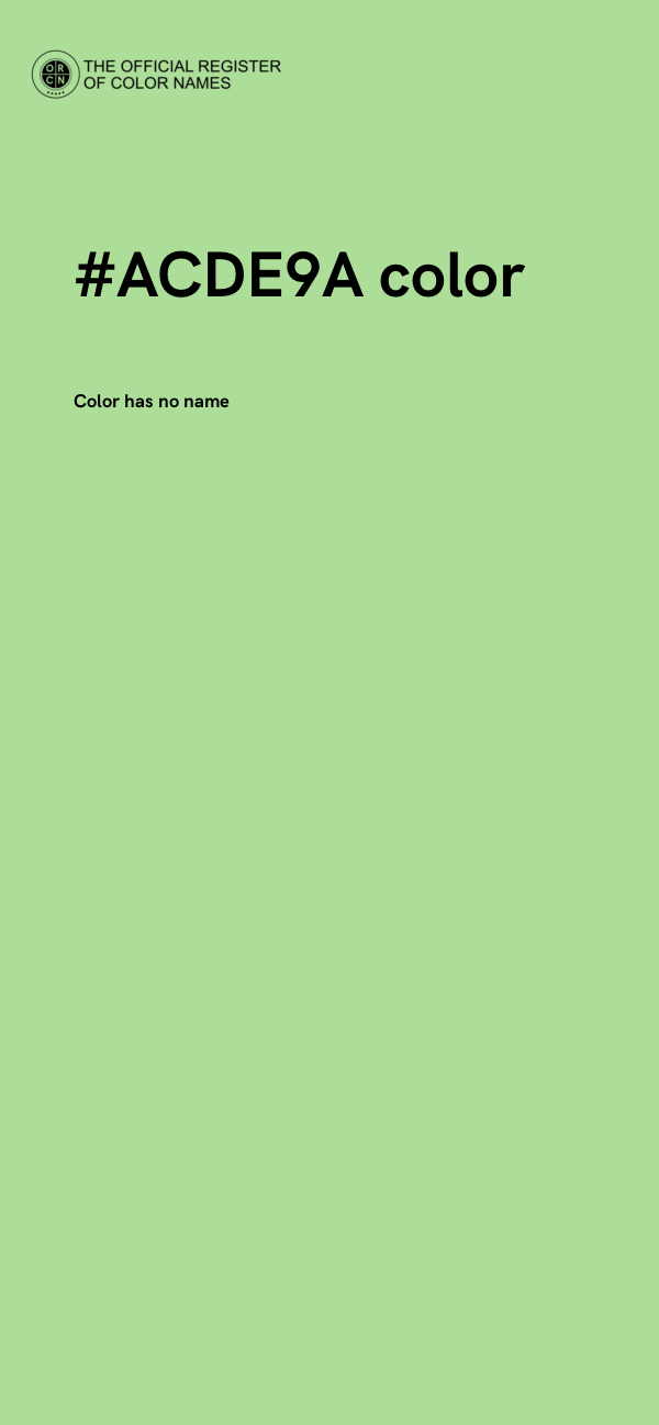 #ACDE9A color image
