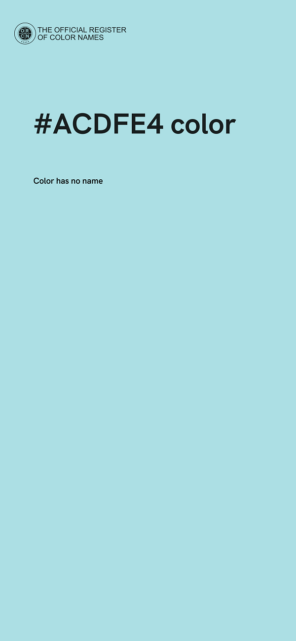 #ACDFE4 color image