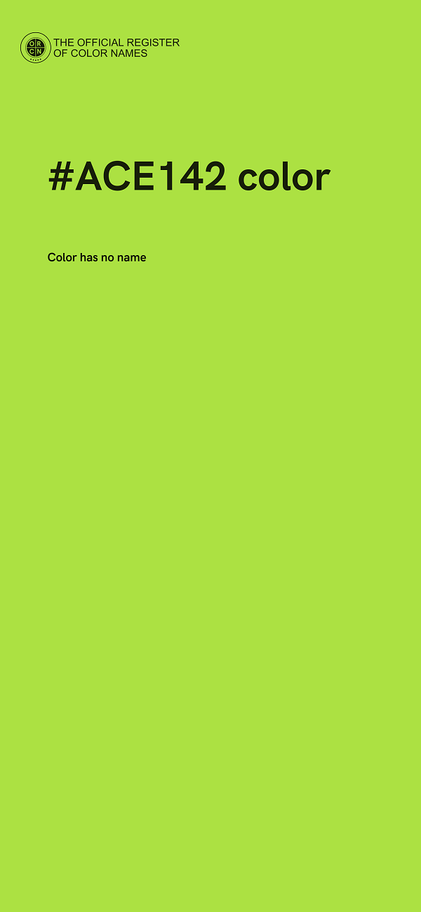 #ACE142 color image