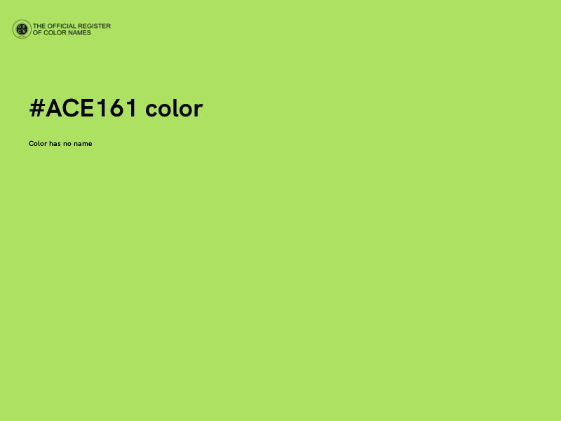 #ACE161 color image