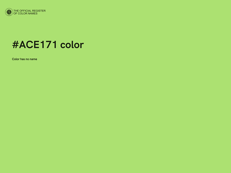 #ACE171 color image