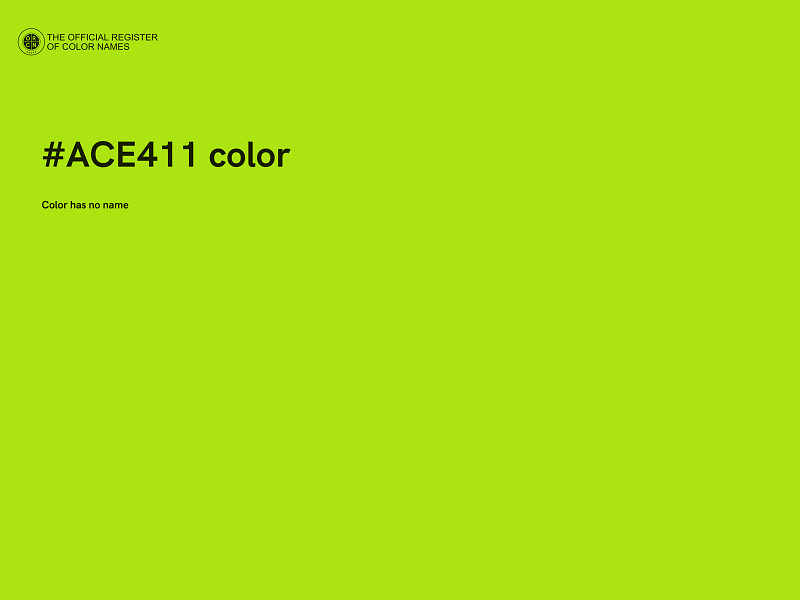 #ACE411 color image