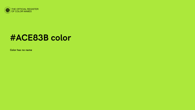 #ACE83B color image