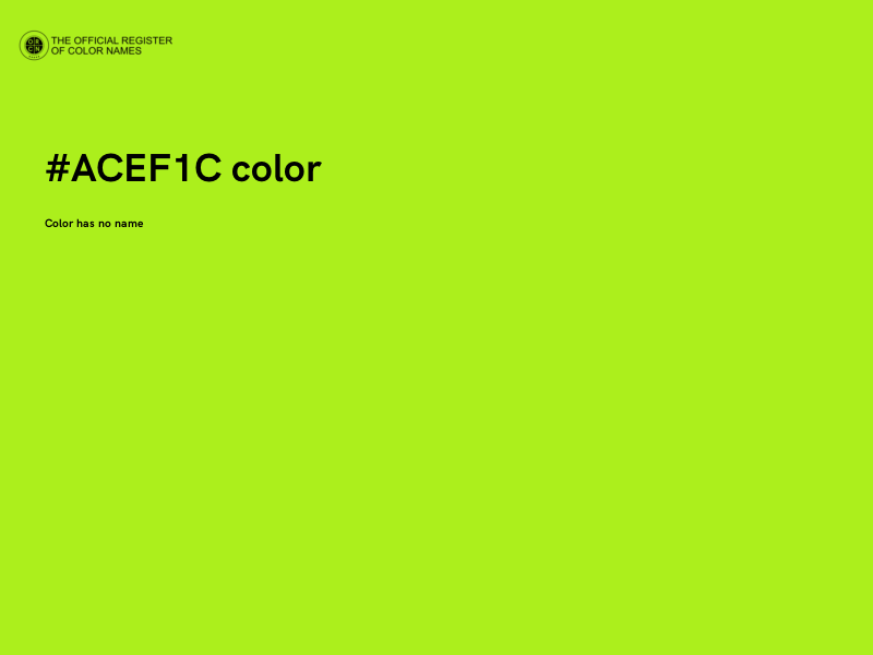 #ACEF1C color image