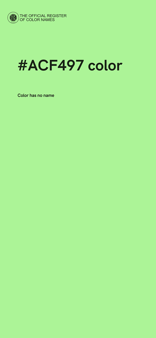 #ACF497 color image