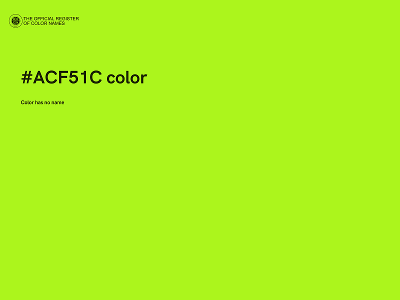 #ACF51C color image