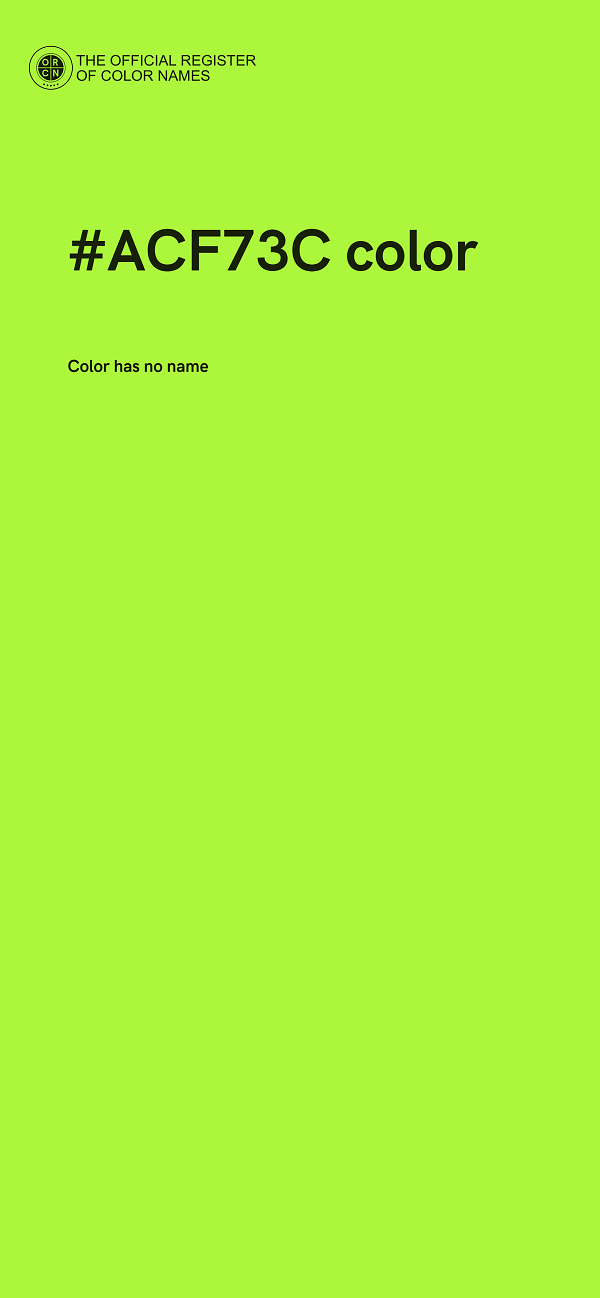 #ACF73C color image