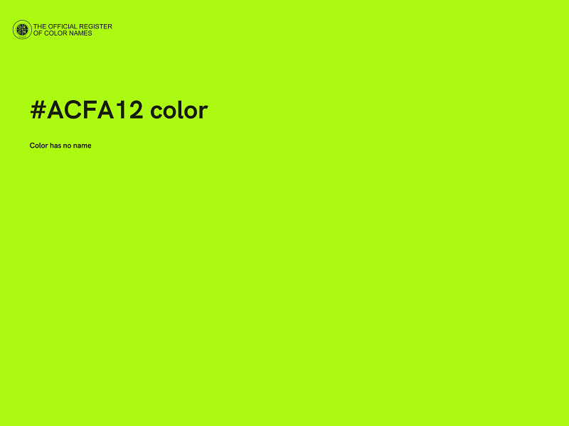 #ACFA12 color image