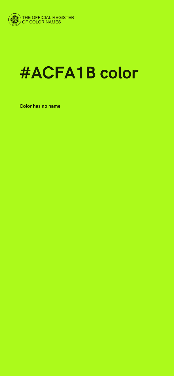 #ACFA1B color image