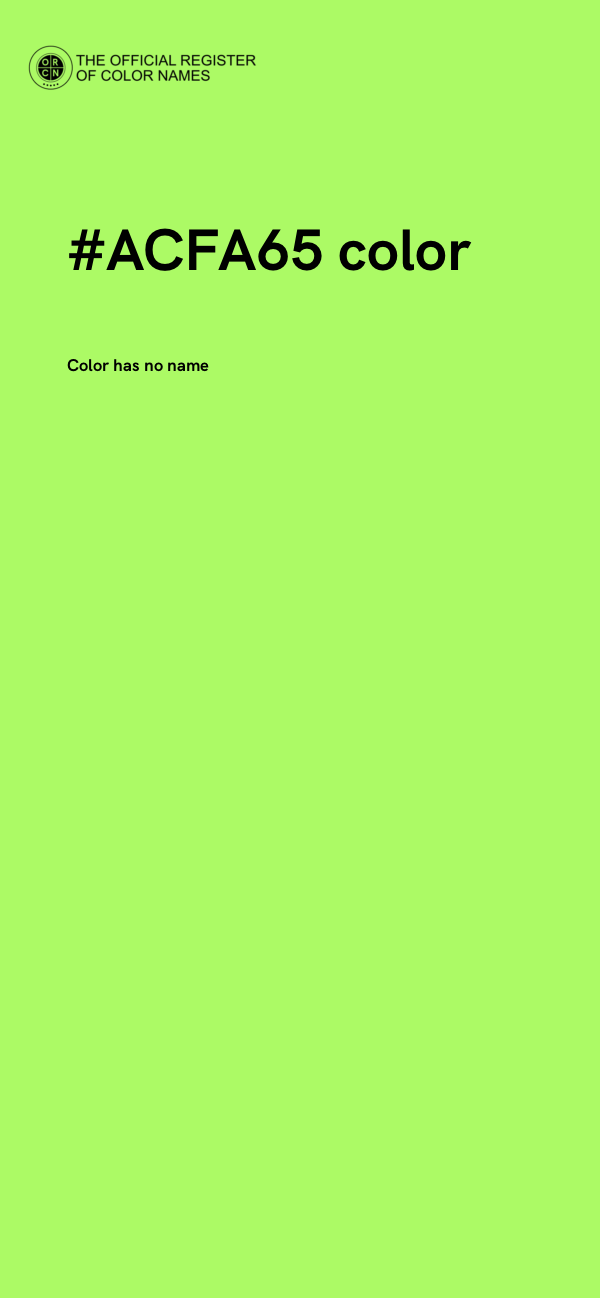 #ACFA65 color image