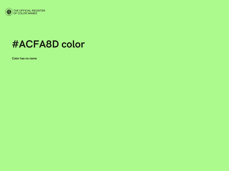 #ACFA8D color image