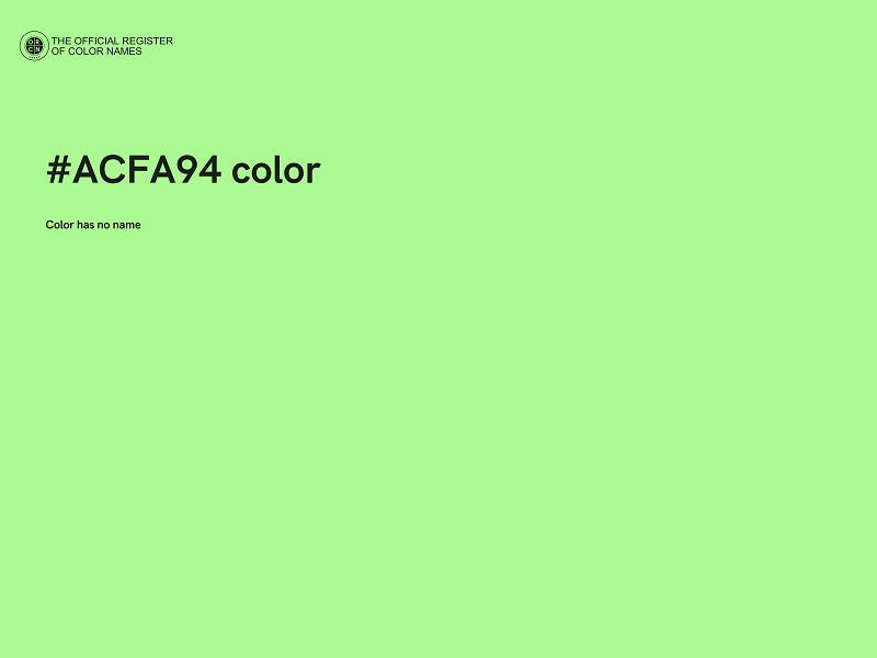 #ACFA94 color image