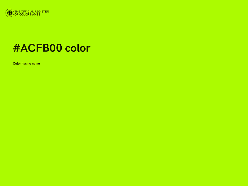 #ACFB00 color image