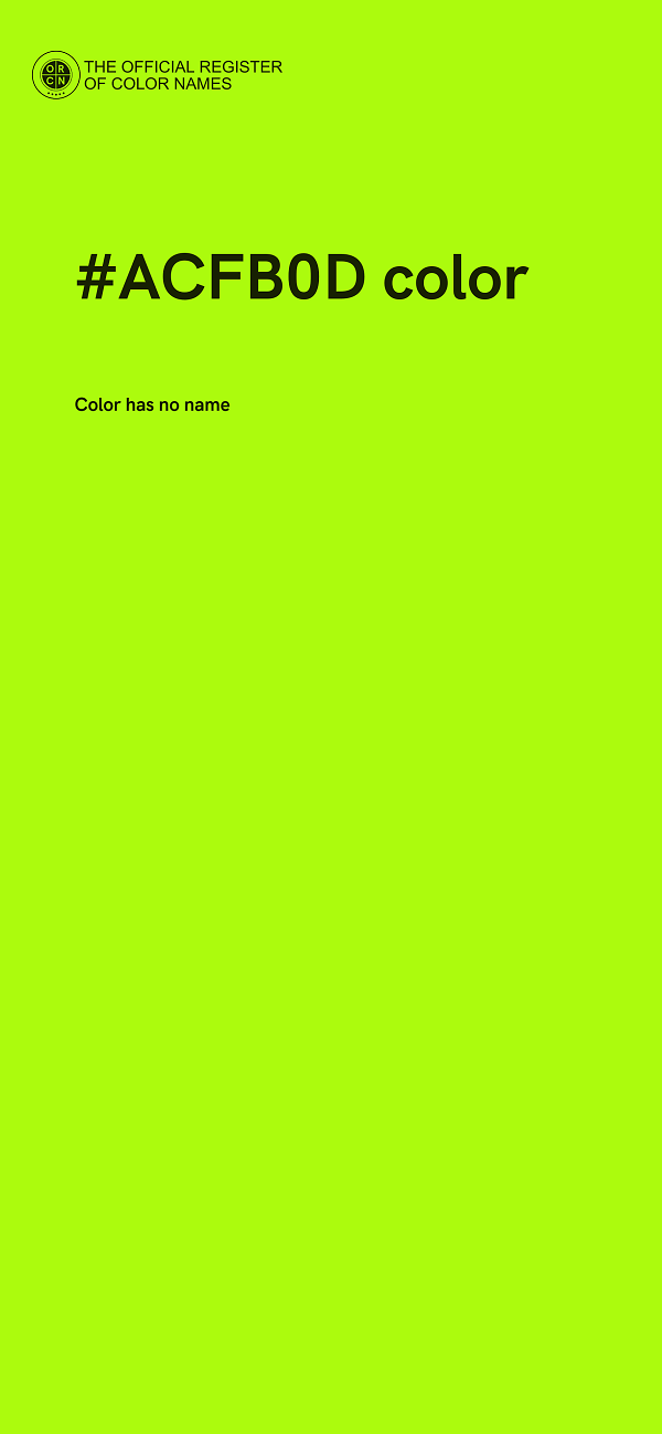 #ACFB0D color image