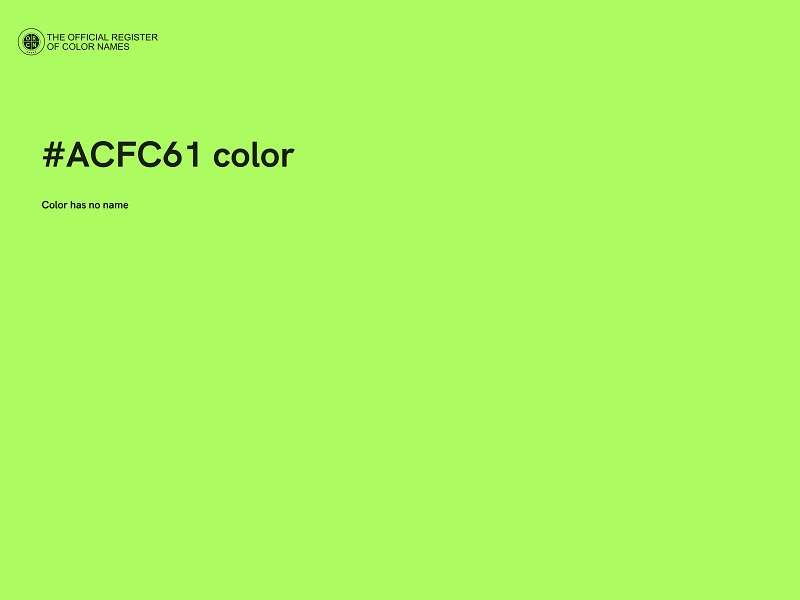 #ACFC61 color image