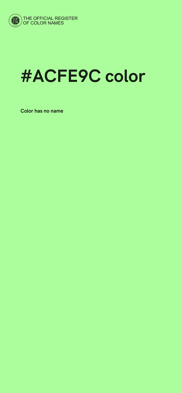 #ACFE9C color image
