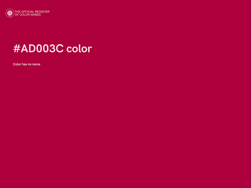 #AD003C color image