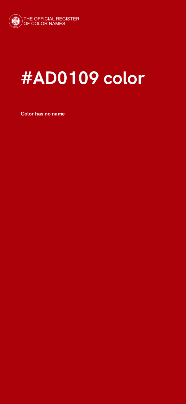 #AD0109 color image