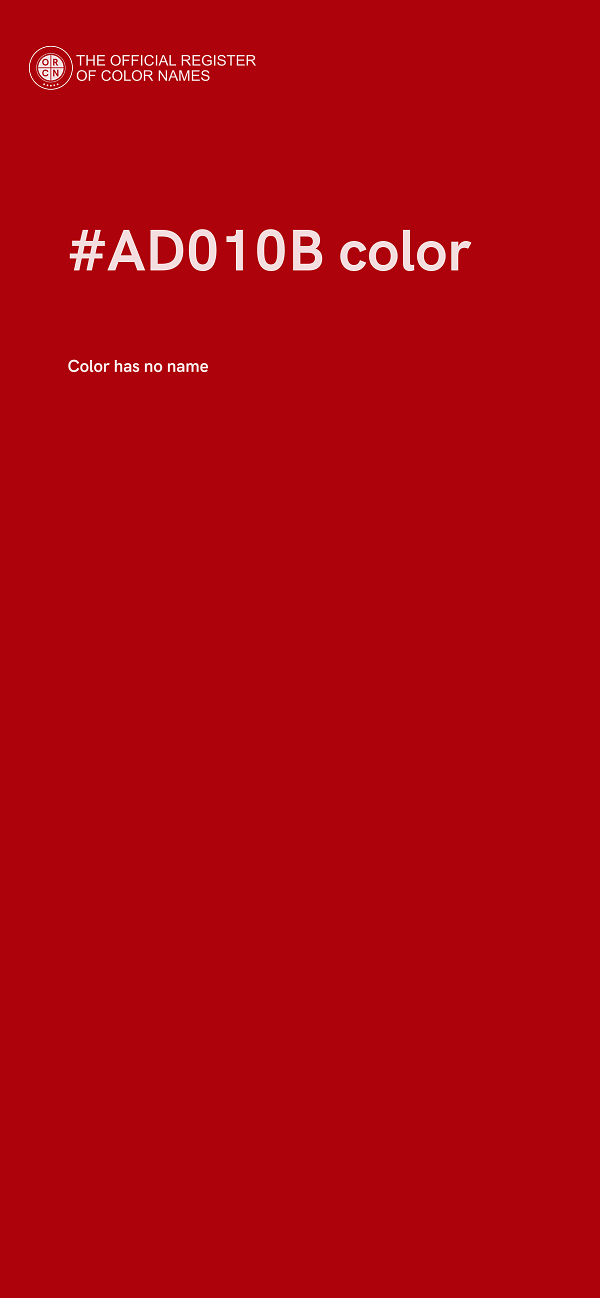 #AD010B color image