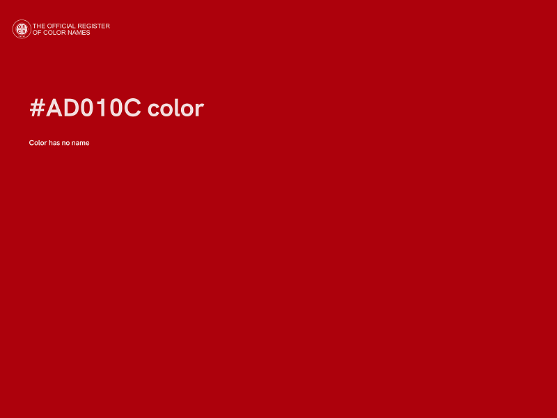 #AD010C color image
