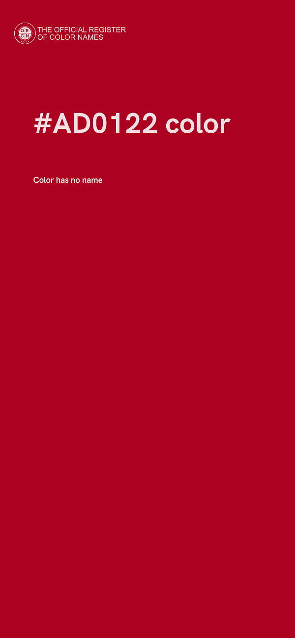 #AD0122 color image