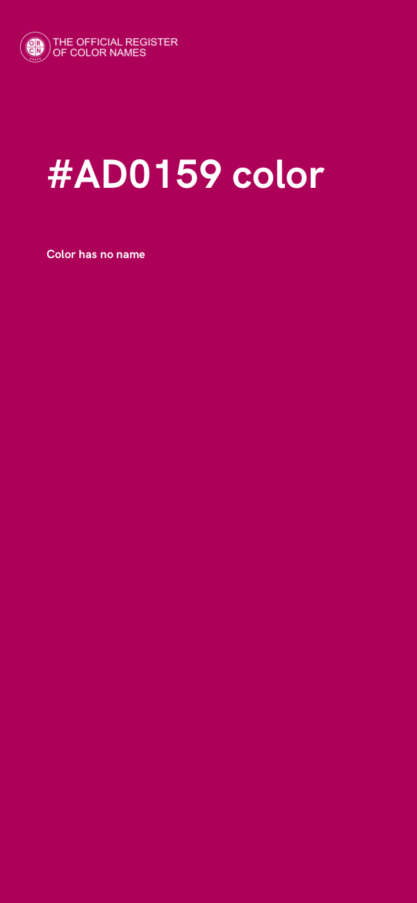 #AD0159 color image