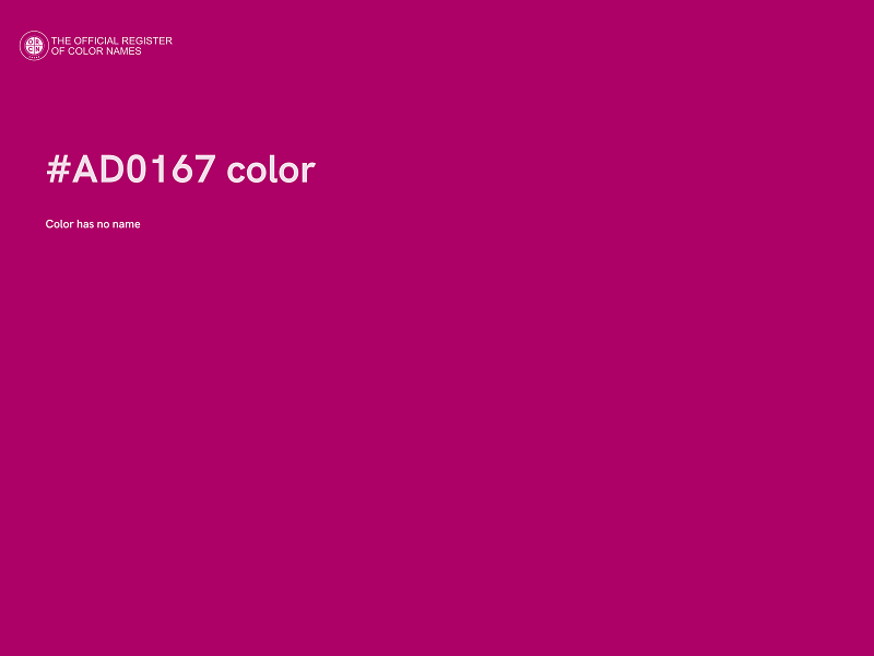 #AD0167 color image