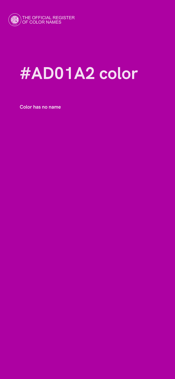 #AD01A2 color image