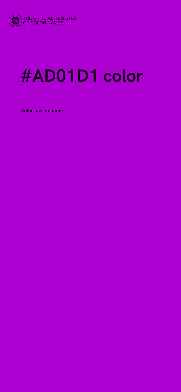 #AD01D1 color image