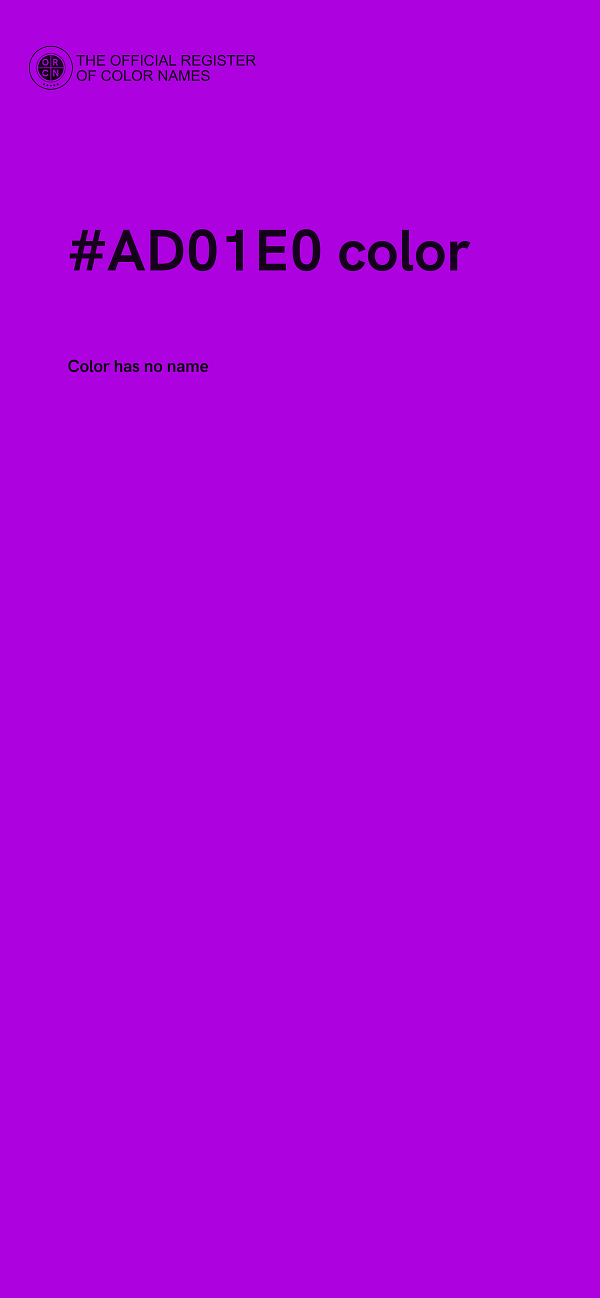 #AD01E0 color image